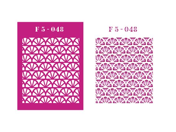 Трафарет F5-048 фоновый, пластик. 150х200мм, ХбС Трафарет F5-048 фоновый, пластик. 150х200мм, ХбС