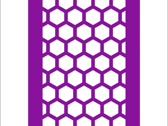 Трафарет F6-008 фоновый, пластик. 100х150мм, ХбС Трафарет F6-008 фоновый, пластик. 100х150мм, ХбС