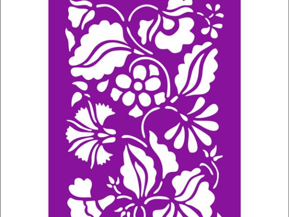 Трафарет F6-018 фоновый, пластик. 100х150мм, ХбС Трафарет F6-018 фоновый, пластик. 100х150мм, ХбС