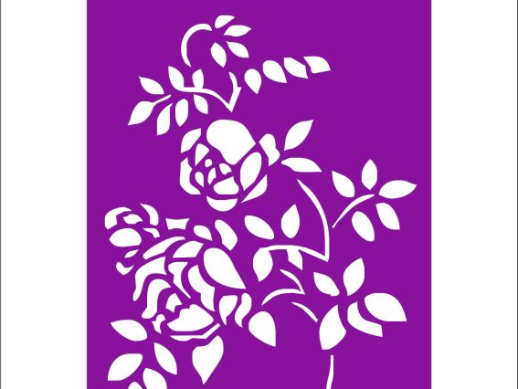 Трафарет F6-020 фоновый, пластик. 100х150мм, ХбС Трафарет F6-020 фоновый, пластик. 100х150мм, ХбС