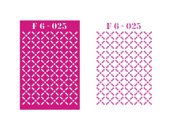 Трафарет F6-025 фоновый, пластик. 100х150мм, ХбС Трафарет F6-025 фоновый, пластик. 100х150мм, ХбС