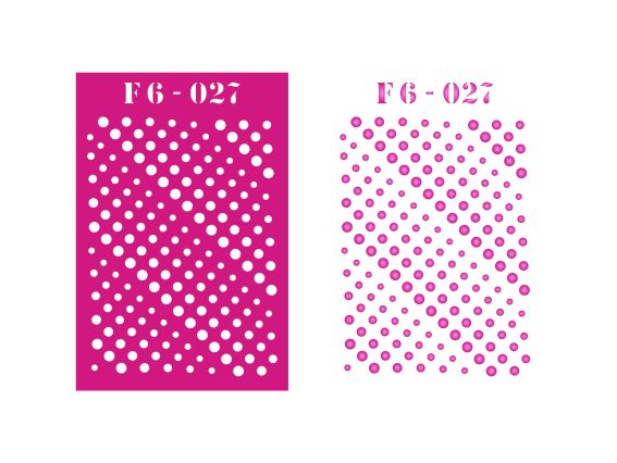 Трафарет F6-027 фоновый, пластик. 100х150мм, ХбС Трафарет F6-027 фоновый, пластик. 100х150мм, ХбС