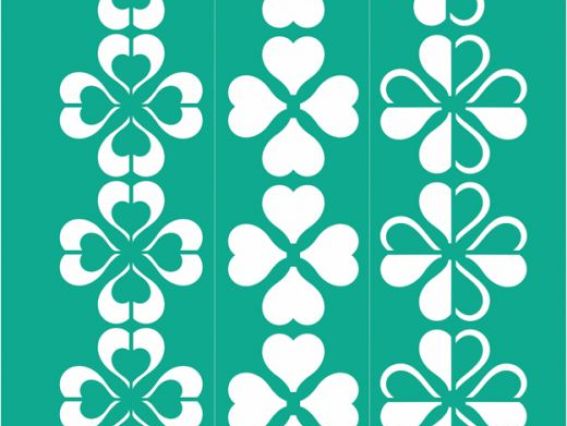 Трафарет самоклеющийся бордюрный №203, серия Влюбленные серца, 13х20 см, №3010 Трафарет самоклеющийся бордюрный №203, серия Влюбленные серца, 13х20 см, №3010