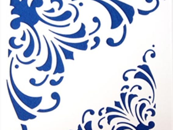 Трафарет многоразовый 21,5х32 см, 522, угловой орнамент Абстракция, РОСА Трафарет многоразовый 21,5х32 см, 522, угловой орнамент Абстракция, РОСА