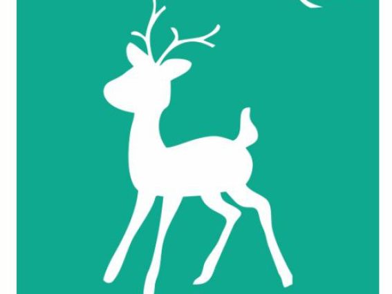 Трафарет самоклеющийся №6 Олень, 9х10 см Трафарет самоклеющийся №6 Олень, 9х10 см