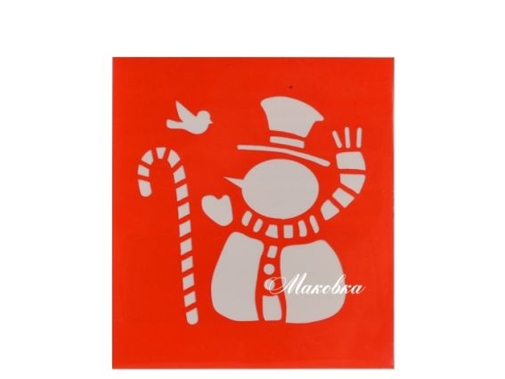 Трафарет универсальный, мини №28 Сеговик, 9х10 см, ROSA Talent Трафарет универсальный, мини №28 Сеговик, 9х10 см, ROSA Talent