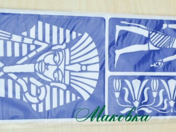 Трафарет самоклеющийся 8,5х23,5 см, №213, Египет, АРТ Трафарет самоклеющийся 8,5х23,5 см, №213, Египет, АРТ