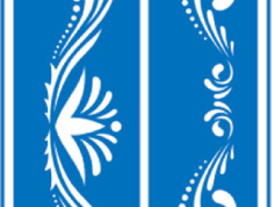 Трафарет самоклеющийся 8,5х23,5 см, №214, Серия Декор, АРТ Трафарет самоклеющийся 8,5х23,5 см, №214, Серия Декор, АРТ