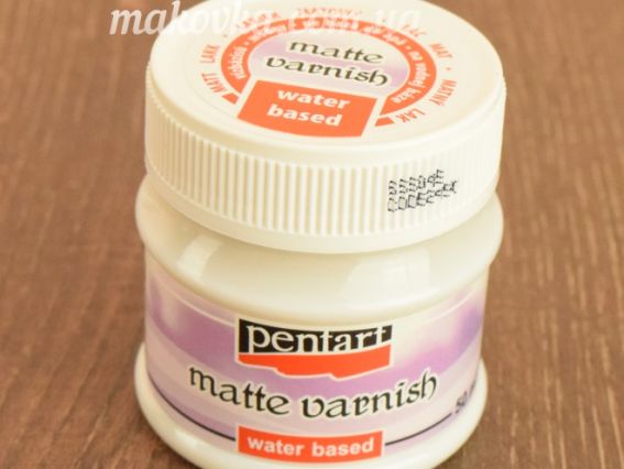 Pentart 002450 Фінішний лак на водній основі, матовий, 50 мл,