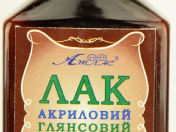 Лак акриловый глянцевый, 100 мл, Л-172 Атлас Лак акриловый глянцевый, 100 мл, Л-172 Атлас