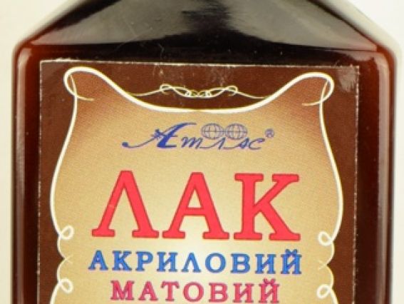 Лак акриловый матовый, 100 мл, Л-173 Атлас Лак акриловый матовый, 100 мл, Л-173 Атлас