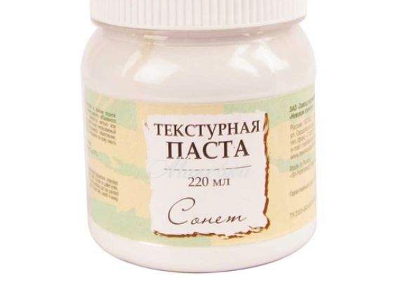 Структурная паста, 220 мл, Сонет 5523923 Структурная паста, 220 мл, Сонет 5523923