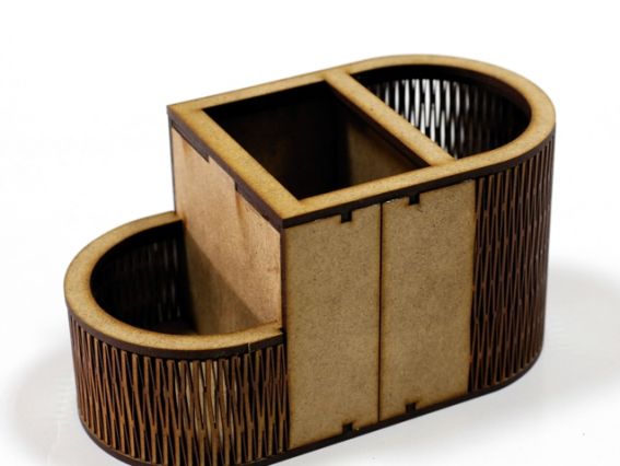 Настольный органайзер Ступеньки ORG03, МДФ, 16,5х8,5х8,5 см, ТМ Zabava Настольный органайзер Ступеньки ORG03, МДФ, 16,5х8,5х8,5 см, ТМ Zabava