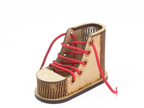 Подставка для карандашей Ботиночек PENO11-1, МДФ, 16.5х7,8х10,7, ТМ Zabava Подставка для карандашей Ботиночек PENO11-1, МДФ, 16.5х7,8х10,7, ТМ Zabava