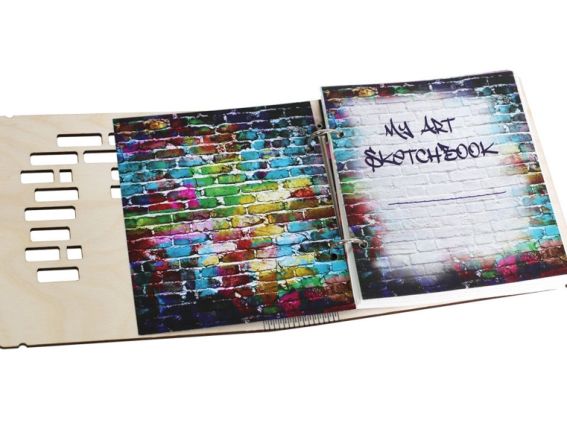 Блокнот Графіті NS1-14,формат А5, Zabava, фанера, 