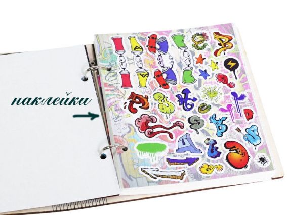 Блокнот Графіті NS1-14,формат А5, Zabava, фанера, 