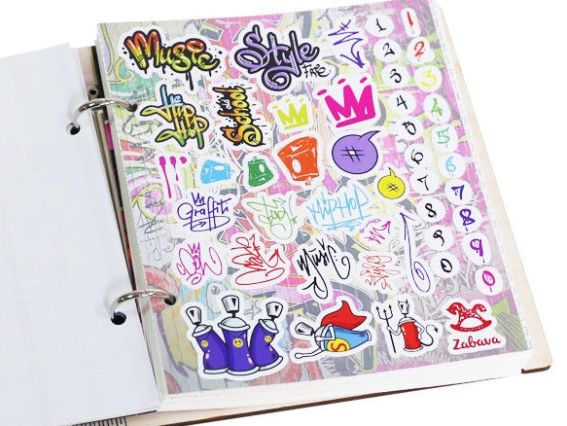 Блокнот Графіті NS1-14,формат А5, Zabava, фанера, 