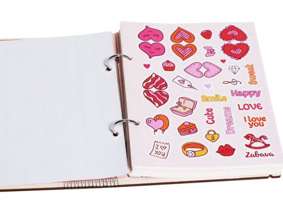 Блокнот Love NA5-15 формат А5, Zabava, фанера, 