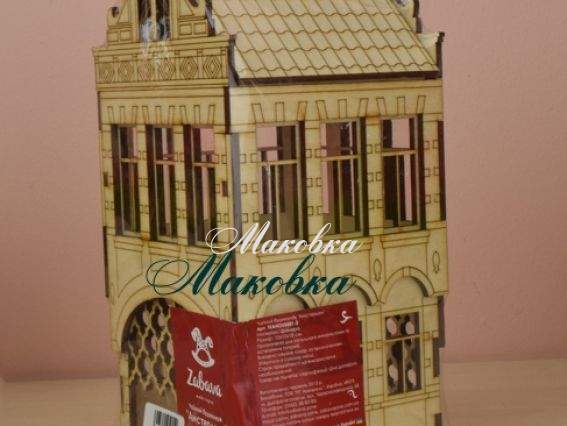 Чайный домик (заготовка) Амстердам, фанера, TEAHOUSE01-2 Zabava Чайный домик (заготовка) Амстердам, фанера, TEAHOUSE01-2 Zabava