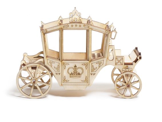 Подставка под канц-товары Карета WOODPEN026-1 , фанера, 17,7х7х12,5 см, ТМ Zabava Подставка под канц-товары Карета WOODPEN026-1 , фанера, 17,7х7х12,5 см, ТМ Zabava