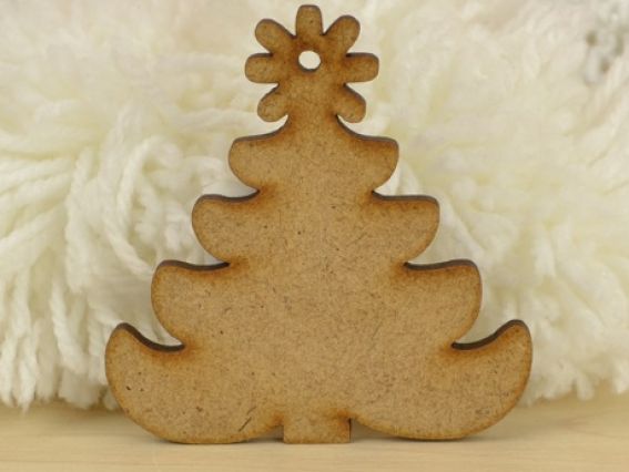 Заготовка фигурка Елочка, 6,5 см, 1 шт,  МДФ,  Zabava SET014 WB Заготовка фигурка Елочка, 6,5 см, 1 шт,  МДФ,  Zabava SET014 WB