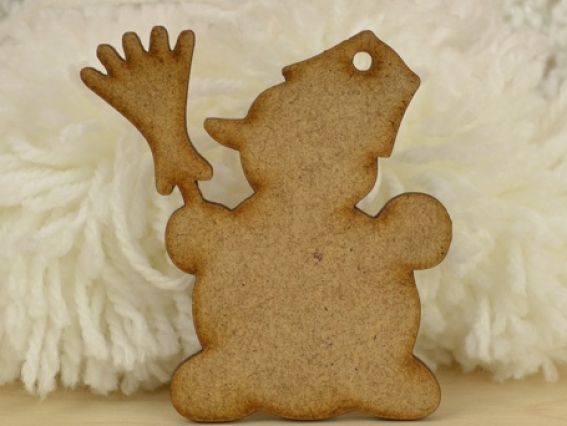 Заготовка фигурка Снеговик ,6,5 см, 1 шт, МДФ, ТМ Zabava SET014 WB Заготовка фигурка Снеговик ,6,5 см, 1 шт, МДФ, ТМ Zabava SET014 WB