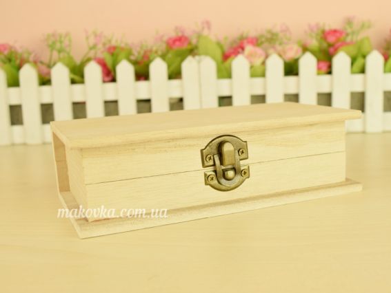 Скринька-книжка дерев'яна без замка, на 1 секцію, 17х9х5см, KNORR Prandell 218735716