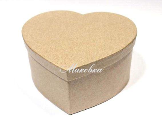 Заготовка шкатулки из папье-маше Сердце 13х7 см, 1 шт, Scrap Berrys SCB2765203 Заготовка шкатулки из папье-маше Сердце 13х7 см, 1 шт, Scrap Berrys SCB2765203