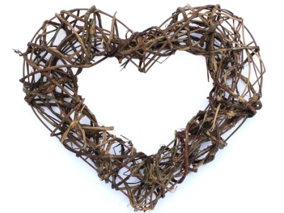 Декоративный венок Сердце ротанг 30 см Scrap Berrys SCB370112 Декоративный венок Сердце ротанг 30 см Scrap Berrys SCB370112