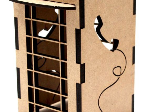 Чайный домик (заготовка), серия Лондон, №1, МДФ, 12х12х17,5 см ТМ ROSA Talent GPТ50083134 Чайный домик (заготовка), серия Лондон, №1, МДФ, 12х12х17,5 см ТМ ROSA Talent GPТ50083134