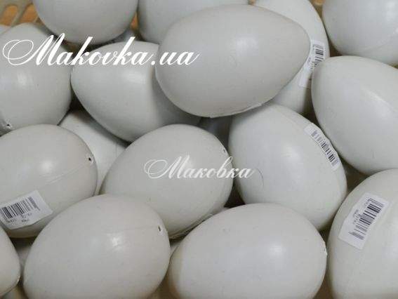 Заготовка для пасхального яйця пластмасова, 70-75 мм, 1 шт Заготовка для пасхального яйця пластмасова, 70-75 мм, 1 шт