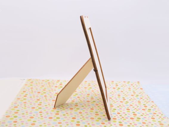 Заготовка для декорування Фоторамка прямокутна хвиляста, фанера 14*19 (9*14,5)см 1 шт