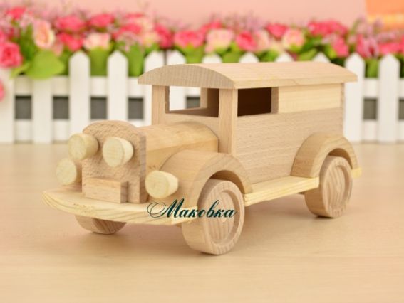Заготовка Автомобиль №5 210х85х85 мм,  дерево Заготовка Автомобиль №5 210х85х85 мм,  дерево