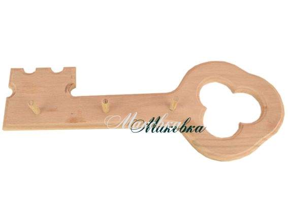 Заготівля Ключниця Золотий Ключик 35х14х2 см, бук Заготівля Ключниця Золотий Ключик 35х14х2 см, бук