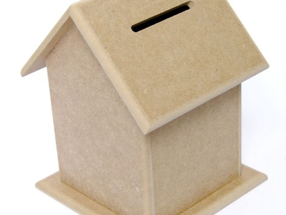 Копилка Домик, МДФ, 12,5х12,5х16,5 см, Albero Копилка Домик, МДФ, 12,5х12,5х16,5 см, Albero