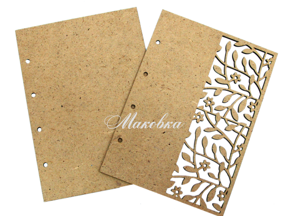 Обложка для блокнота, серия Шебби-шик, ДВП, 22х15,5х0,3 см, РОСА Обложка для блокнота, серия Шебби-шик, ДВП, 22х15,5х0,3 см, РОСА