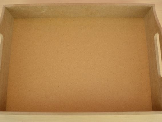 Таця №1 (з бортом) МДФ 255х365х65 мм  ОМТ001