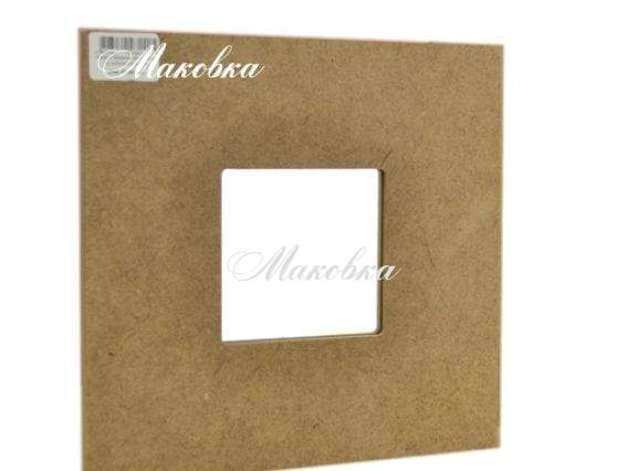 Рамка с зеркалом, 20х20 см, МДФ Рамка с зеркалом, 20х20 см, МДФ