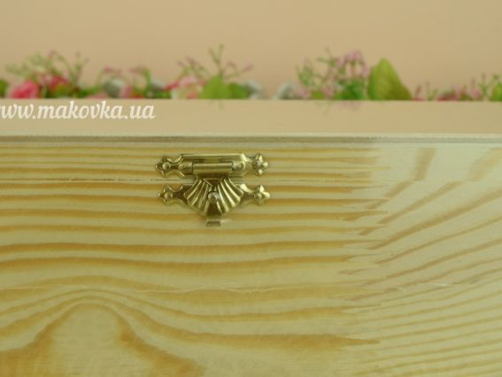 Скринька деревяна з замком, на 3 секции, 30х10х8см, 2744008 ТМ ROSA Talent