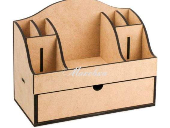 Комод-органайзер, 1 ящик, МДФ, 30х15х23см, ТМ ROSA Talent 286407