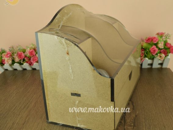 Комод-органайзер, 1 шухляда, МДФ, 30х15х23см, 286407, ТМ ROSA Talent