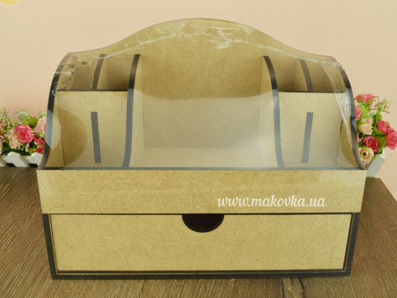 Комод-органайзер, 1 шухляда, МДФ, 30х15х23см, 286407, ТМ ROSA Talent