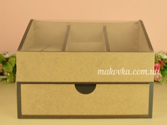 286410 Комод-органайзер, 1 шухляда, МДФ, розмір 22,5х18х16,5см , ROSA Talent