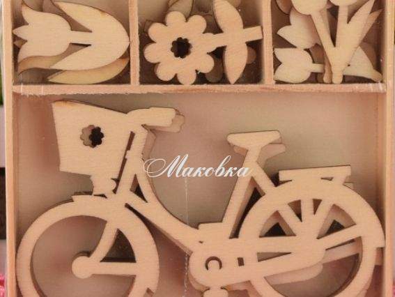 Набор мини-заготовок Прогулка, Knorr Prandell, 45 шт в коробочке Набор мини-заготовок Прогулка, Knorr Prandell, 45 шт в коробочке