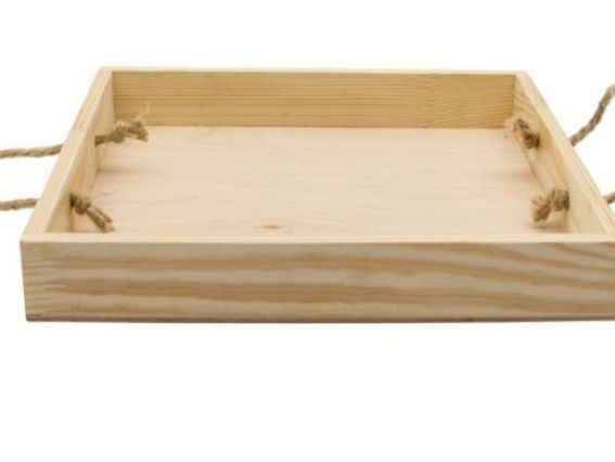 276003 Таця з дерева, розмір 30х30х4см, ROSA Talent