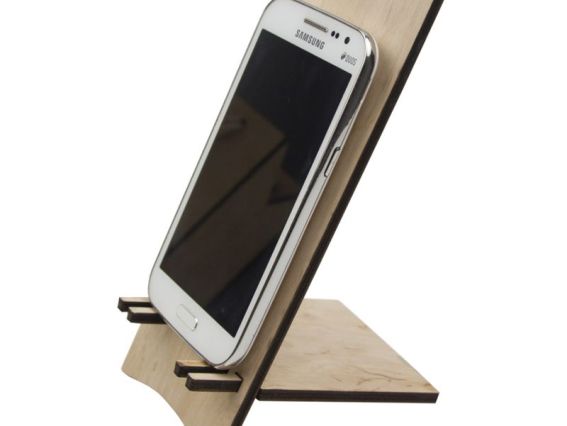  Підставка під мобільний телефон Абстракція, 8х19х10,5 см, фанера, ROSA Talent 2863018