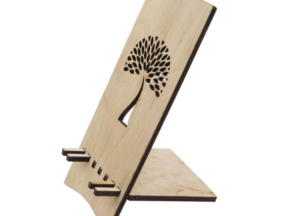 Подставка под мобильный телефон Дерево 8х19х10,5 см, фанера, ROSA Talent 2863016 Подставка под мобильный телефон Дерево 8х19х10,5 см, фанера, ROSA Talent 2863016