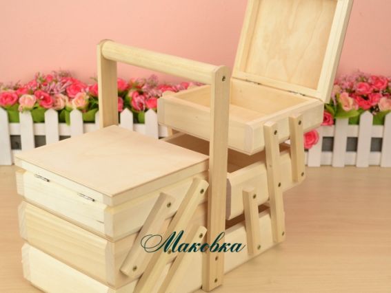 Шкатулка-трансформер 25,5х14х14 см, дерево, Польша Шкатулка-трансформер 25,5х14х14 см, дерево, Польша