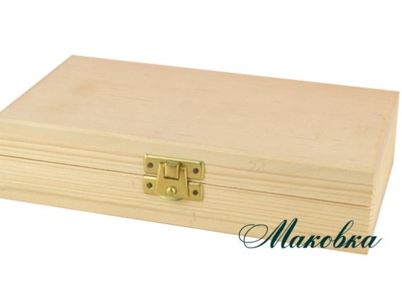 Заготовка Шкатулка Купюрница на замочке, 10х19х4 см, дерево Заготовка Шкатулка Купюрница на замочке, 10х19х4 см, дерево
