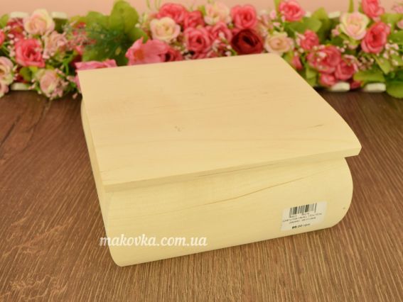 Скринька- ларець квадратна 150х150 мм, дерево, 1 шт